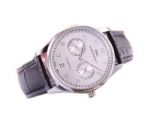 Fake IWC Schaffhausen Mens Watch SS Black Face 43mm Low Price